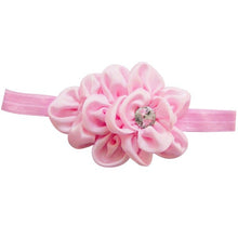 Baby Kids Girls Infant Flower Rhinestone Headbands Girl Hair Bow Band Chiffon Headwear NW