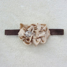 Baby Kids Girls Infant Flower Rhinestone Headbands Girl Hair Bow Band Chiffon Headwear NW