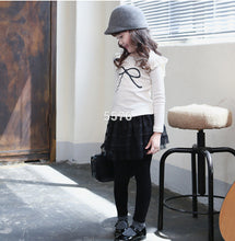 Baby Kids Girls Long Sleeve Cotton Shirt Big Bow Ruffle Sleeve T-shirt Tops 2-7YFree ping NW