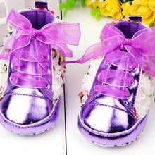 Baby Kids Girls Rose Flower Shoes Lace Soft Sole Casual Toddler Shoes Prewalkers NW