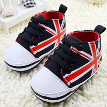 Baby Shoes First Walkers Boy Shoes Sports Flag Pattern Kids Casual Shoes Free ping NW