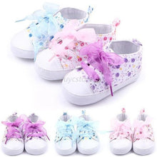Baby Shoes Girls Cotton Floral Infant Soft Sole Baby First Walker Toddler Shoes 0-12 Months NW