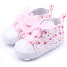 Baby Shoes Girls Cotton Floral Infant Soft Sole Baby First Walker Toddler Shoes 0-12 Months NW