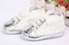 Baby Shoes Girls Toddler Soft Sole with Rose Flowers children shoes Infant Lace Shoes NW