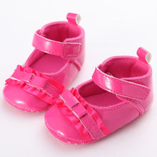 Baby Shoes Toddler Kids Bow Princess Shoes High State Pu Leather Soft Bottom First Walkers ytm NW