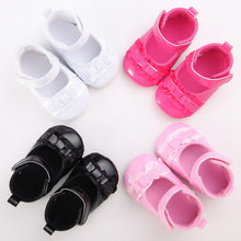 Baby Shoes Toddler Kids Bow Princess Shoes High State Pu Leather Soft Bottom First Walkers ytm NW