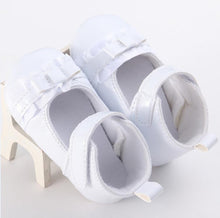 Baby Shoes Toddler Kids Bow Princess Shoes High State Pu Leather Soft Bottom First Walkers ytm NW