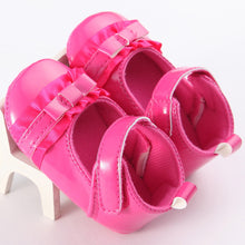 Baby Shoes Toddler Kids Bow Princess Shoes High State Pu Leather Soft Bottom First Walkers ytm NW