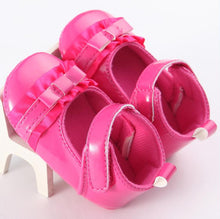 Baby Shoes Toddler Kids Bow Princess Shoes High State Pu Leather Soft Bottom First Walkers ytm NW