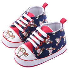 Baby Toddler Canvas Shoes Boy Girl Cartoon Print Soft Cozy Walking Shoes Hot 0-12M NW