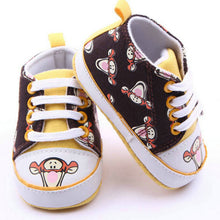 Baby Toddler Canvas Shoes Boy Girl Cartoon Print Soft Cozy Walking Shoes Hot 0-12M NW