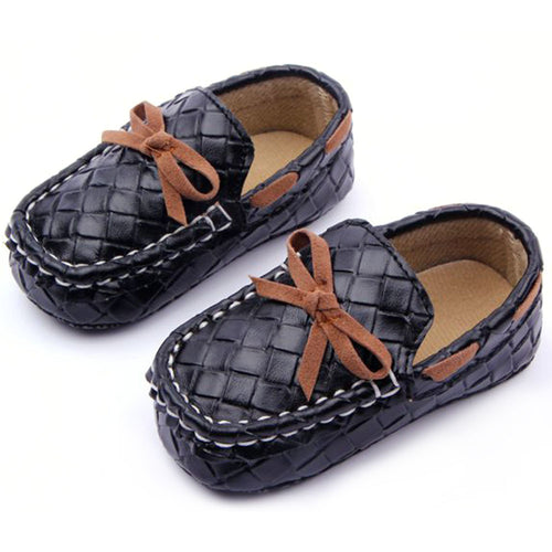 Baby Toddler Girls Boys Loafers Soft Faux Leather Flat Slip-on Crib Shoes 0-12M NW