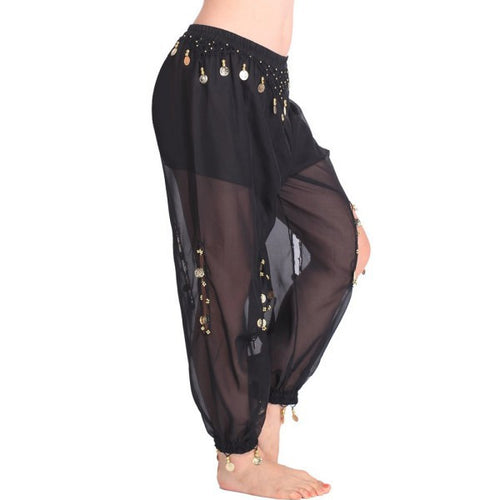 Belly Dance Costume Shinny Cion Sequin Balloon Bloomers trousers Harem Pants NW