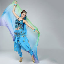 Belly Dancing Veil Gradient Colorful Imitation Silk Soft Shawl Veil 6 colors VU292 NW