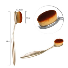 Big Oval Pro Beauty Makeup Brushes Cosmetic Foundation Brush Liquid Cream Powder Blush Tool Lot NW