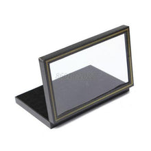 Black 36 Slots Velvet Rings Jewelry Showcase Display Case Storage Box Holder NW