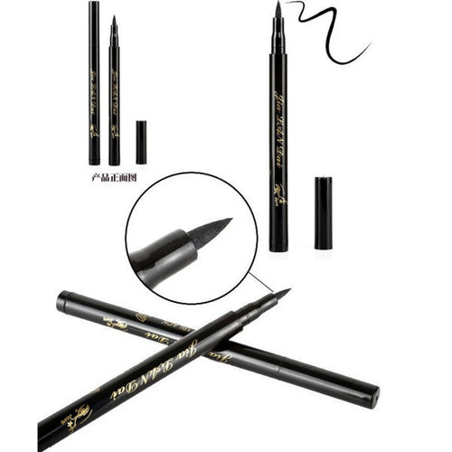 Black Waterproof Eyeliner Liquid Eye Liner Pen Pencil Makeup Beauty Antiblooming Wholesale NW