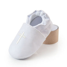 Boy Girls Baby Cross Baptism Crib Shoes Toddler Infant Soft Sole Prewalker First Walkers NW
