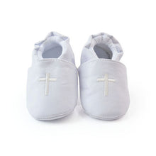 Boy Girls Baby Cross Baptism Crib Shoes Toddler Infant Soft Sole Prewalker First Walkers NW