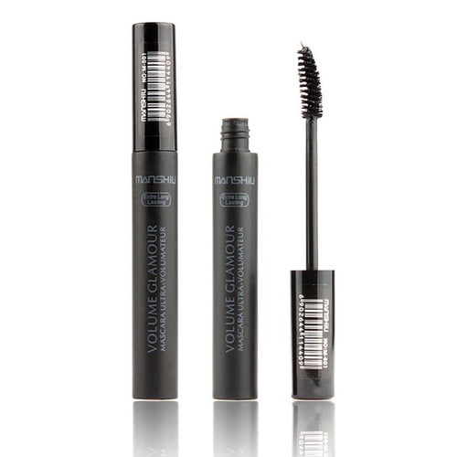 Brand New Black Eye Mascara Long Eyelash Silicone Brush Curving Lengthening Mascara Waterproof Makeup HT NW