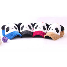 Brand New New Unisex Kids Girls Boys Panda Pattern Baseball Hat Plush Flat Cap 2-6Y NW