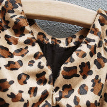 Brand New Princess Girl Leopard Dress Belt Sleeveless Sundress Party Dress 2-7Y NW