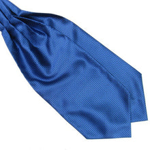British Style Polyester Silk Mens Solid Color Ties Ascot Cravat Necktie Scarf Wholesale NW