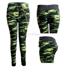 Camo Camouflage Women Ladies Printed Leggings High Waist Stretch Pants Trousers NW