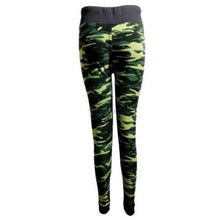 Camo Camouflage Women Ladies Printed Leggings High Waist Stretch Pants Trousers NW