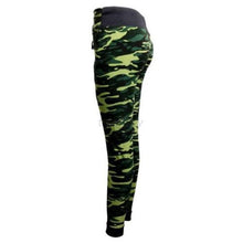 Camo Camouflage Women Ladies Printed Leggings High Waist Stretch Pants Trousers NW