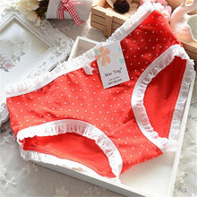 Casual Lady Briefs Women Multicolored Cotton Pleated Hem Panties Underwear Knickers LZH7 NW
