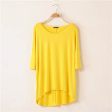 Casual Women Oversized Batwing Short Sleeve T-shirts Cotton Loose Top Tee NW