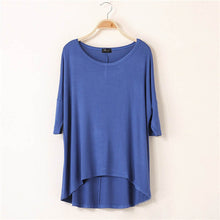 Casual Women Oversized Batwing Short Sleeve T-shirts Cotton Loose Top Tee NW