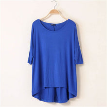 Casual Women Oversized Batwing Short Sleeve T-shirts Cotton Loose Top Tee NW