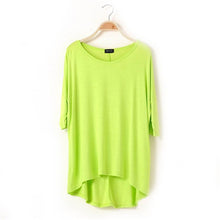 Casual Women Oversized Batwing Short Sleeve T-shirts Cotton Loose Top Tee NW