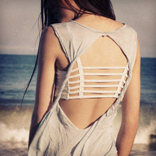 Celebrity Sexy Women Cage Bralette Back Cut Out Padded Bra Crop Tops Bikini Cami Bra Beach leisure Vest Sexy NW