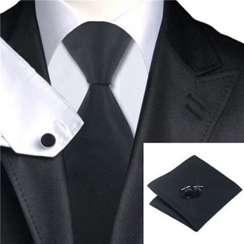 Classic Fashion Tie Sets Jacquard Woven Silk Men's Tie Necktie Multi-Colors NW
