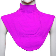 Colorful Lady Hijab Extension Neck Check Back Cover Islamic Shirt Under Top W73 NW