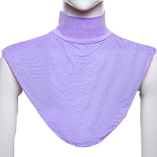 Colorful Lady Hijab Extension Neck Check Back Cover Islamic Shirt Under Top W73 NW