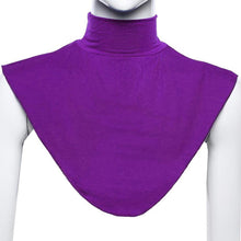 Colorful Lady Hijab Extension Neck Check Back Cover Islamic Shirt Under Top W73 NW