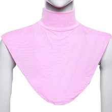 Colorful Lady Hijab Extension Neck Check Back Cover Islamic Shirt Under Top W73 NW