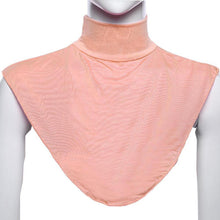 Colorful Lady Hijab Extension Neck Check Back Cover Islamic Shirt Under Top W73 NW