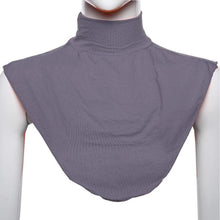 Colorful Lady Hijab Extension Neck Check Back Cover Islamic Shirt Under Top W73 NW