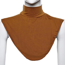 Colorful Lady Hijab Extension Neck Check Back Cover Islamic Shirt Under Top W73 NW