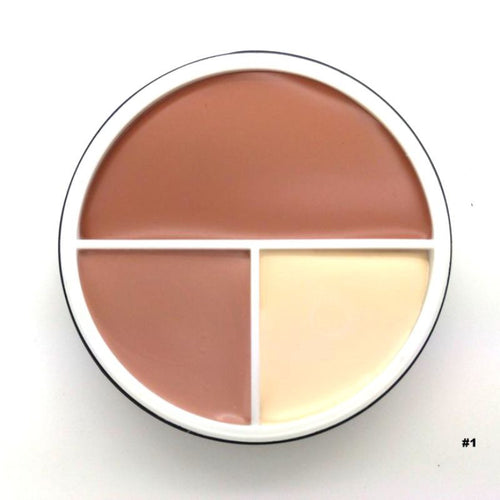Contour Highlight Concealer Foundation Face Powder Cream Makeup Palette 3 Colors NW