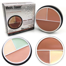 Contour Highlight Concealer Foundation Face Powder Cream Makeup Palette 3 Colors NW