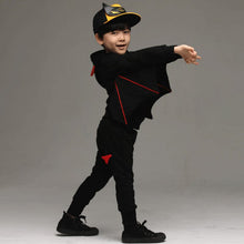 Cool Children Baby Bat Pattern Long Sleeve Top Sweater Hoodie Long Pants Outfits Clothing Set NW