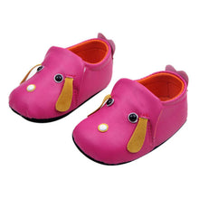 Cute Baby Kids PU Leather Toddler Crib Shoes Puppy Pattern Shoes Prewalker 0-12M NW