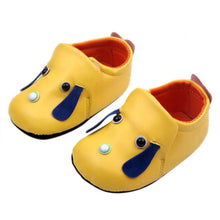 Cute Baby Kids PU Leather Toddler Crib Shoes Puppy Pattern Shoes Prewalker 0-12M NW