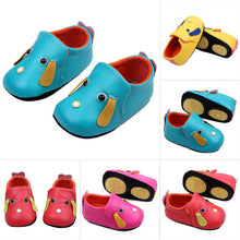 Cute Baby Kids PU Leather Toddler Crib Shoes Puppy Pattern Shoes Prewalker 0-12M NW